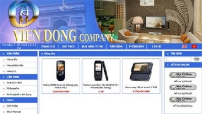 Thiết kế web giá rẻ công ty cổ phần An Mon