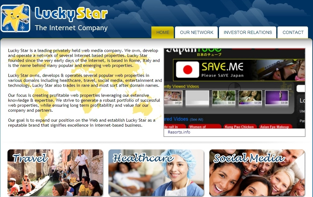 Thiết kế web giá rẻ công ty TNHH TM và SX ngôi sao may mắn