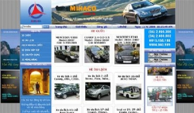 Thiết kế web giá rẻ công ty TNHH dịch vụ vận tải Minh Hải