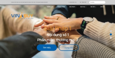 Thiết kế web giá rẻ công ty TNHH thương mại đầu tư ngôi sao Việt