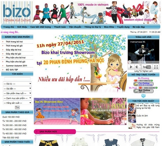 Thiết kế web giá rẻ: BIZO.VN