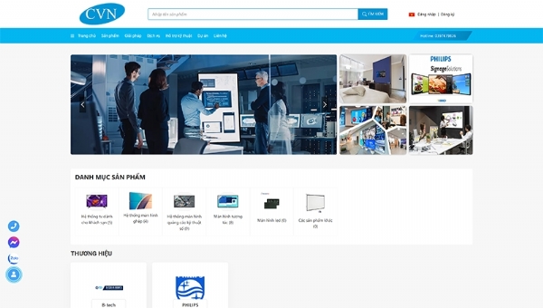 Thiết kế web giá rẻ cvntech.vn