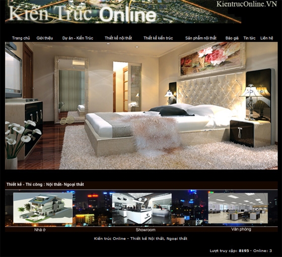 Thiết kế website kientruconline.vn