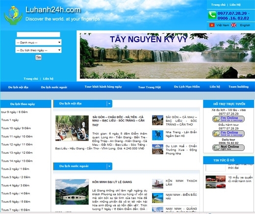 Thiết kế web giá rẻ LUHANH24H.COM