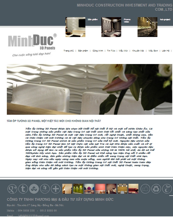Thiết kế website : MINHDUCCIT.COM.VN