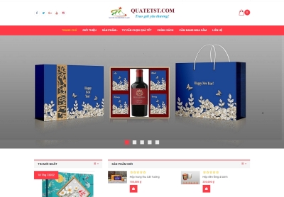 Thiết kế website giá rẻ QUATETST.COM