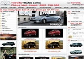 Thiết kế web site: TOYOTATHANGLONG.PRO.VN