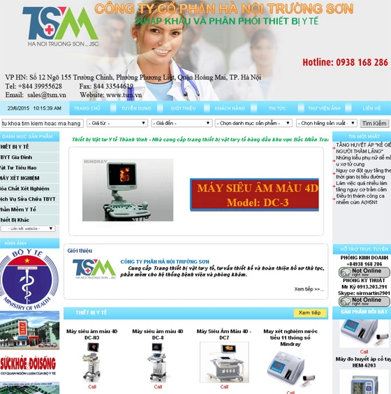 Thiết kế website giá rẻ: TSM.VN