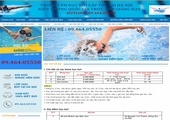 Thiết kế web giá rẻ dạy học bơi tại Hà Nội