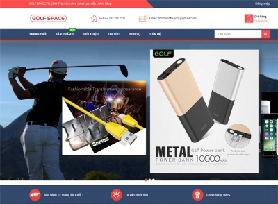 Thiết kế web giá rẻ golfspacevn