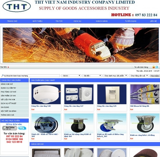 Thiết kế web giá rẻ công ty CPTM Hải Âu