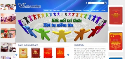 Thiết kế web giá rẻ công ty cổ phần truyền thông văn hóa Việt