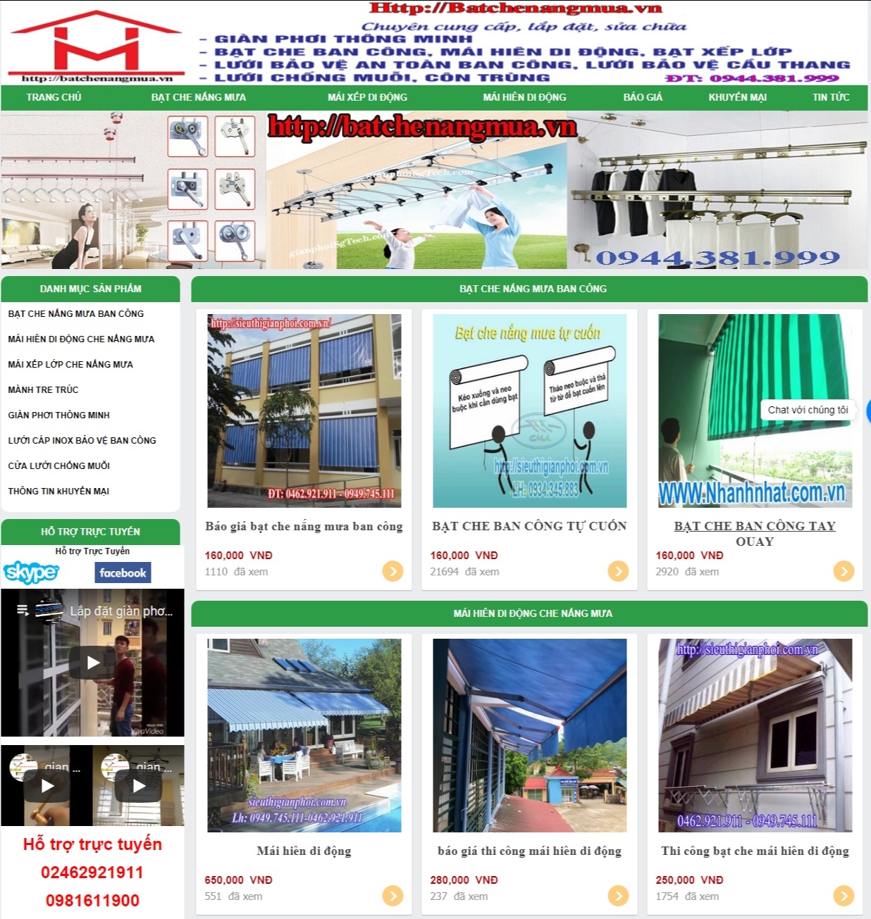 Thiết kế web giá rẻ công ty TNHH Hòa Phát Star
