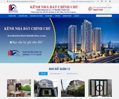 Thiết kế web giá rẻ KENHNHADATCHINHCHU