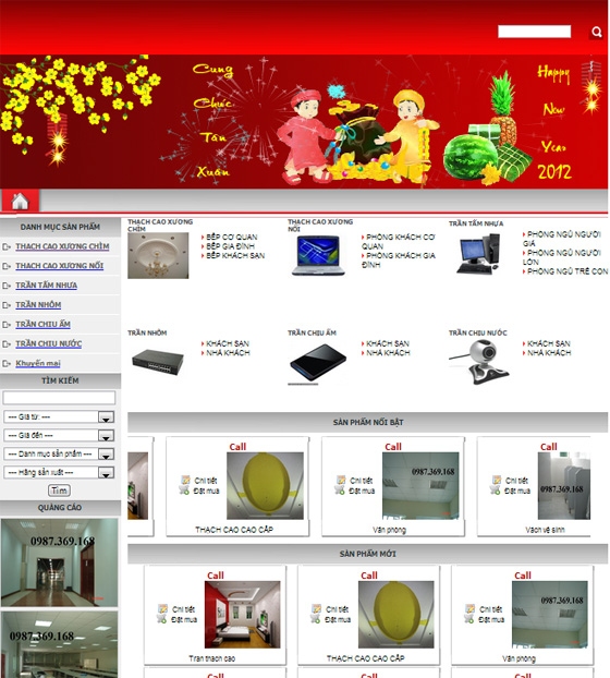 Thiết kế website : tranthachcaogiare.vn