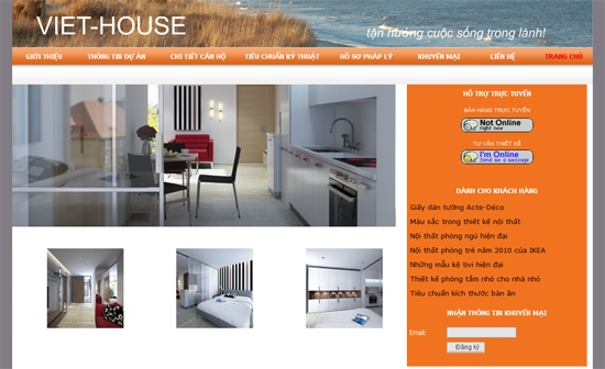 Thiết kế web : VIET-HOUSE.COM