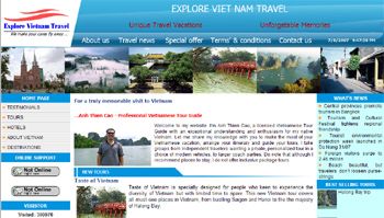 web du lịch giá 2,5 triệu - cơ hội mới cho các doanh nghiệp Việt Nam